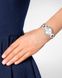 Годинники наручні жіночі DKNY NY2767 кварцові, браслет з літер, сріблясті, США 2