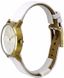 Часы наручные женские DKNY NY2632 кварцевые в бело-золотой палитре, тисненый ремешок, США 5