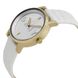 Часы наручные женские DKNY NY2632 кварцевые в бело-золотой палитре, тисненый ремешок, США 4