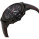 Часы-хронограф наручные мужские Aerowatch 87936 NO01 кварцевые с датой и тахиметром, черный кожаный ремешок 3