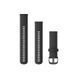 Ремешок Garmin силиконовый для часов Vivoactive 4, Venu 2, Forerunner 255, черный (22 мм)