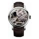 Часы наручные мужские Aerowatch 57931 AA01 механические с ручным заводом, скелетон, коричневый ремешок 1