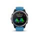 Смарт-годинник Garmin Quatix 7 з блакитним силіконовим ремінцем 8