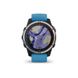 Смарт-годинник Garmin Quatix 7 з блакитним силіконовим ремінцем 7