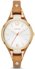 Часы наручные женские FOSSIL ES3565 кварцевые, кожаный ремешок, США, УЦЕНКА
