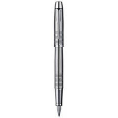 Перьевая ручка Parker IM Premium Shiny Chrome Chiselled FP 20 412C