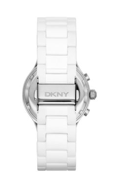 Часы-хронограф наручные женские DKNY NY2223 кварцевые, сталь/керамика, многофункциональные, США