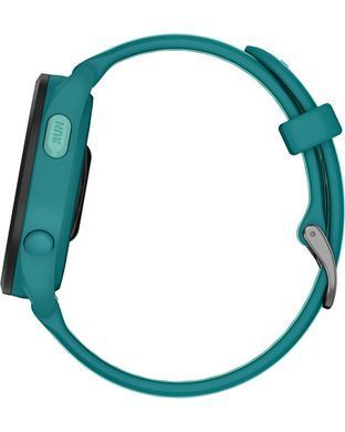 Смарт-часы Garmin Forerunner 165 Music, силиконовый ремешок цвета бирюзовый/аква