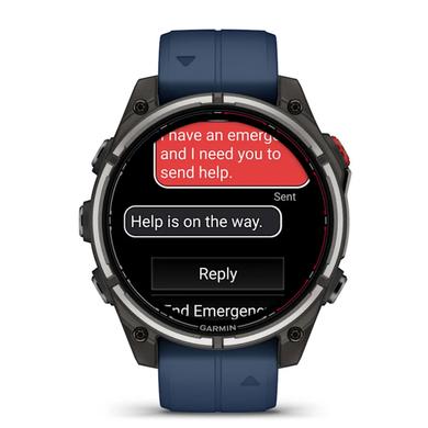 Морський смарт-годинник Garmin Quatix 8 Pro (47 мм) AMOLED