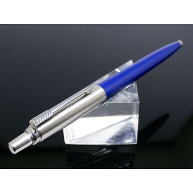 Ручка шариковая Parker Jotter Standart New Blue BP 78 032Г из пластика, отделка хромом
