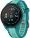 Смарт-часы Garmin Forerunner 165 Music, силиконовый ремешок цвета бирюзовый/аква