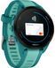 Смарт-часы Garmin Forerunner 165 Music, силиконовый ремешок цвета бирюзовый/аква