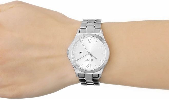 Часы наручные женские DKNY NY2365 кварцевые, на браслете, серебристые, США