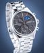 Часы-хронограф наручные мужские Aerowatch 78986 AA02M, кварц, черный циферблат с фазой Луны, стальной браслет 3