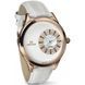 Наручные часы 1672-2-1063 white mop, pvd-r crown onyx, white leather (Seculus)