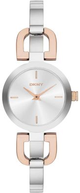 Годинники наручні жіночі DKNY NY2137 кварцові, декоративний браслет, сріблясті, США