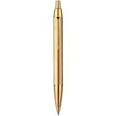 Шариковая ручка Parker IM Brushed Metal Gold GT BP 20 332G