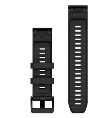Ремешок Garmin QuickFit 22 черный для смарт-часов Fenix 8, Forerunner 935, Instinct, MARQ