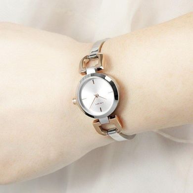 Часы наручные женские DKNY NY2137 кварцевые, декоративный браслет, серебристые, США
