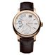 Часы наручные мужские Aerowatch 46941 RO02 кварцевые с датой и днем недели, коричневый кожаный ремешок 1