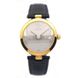 Часы наручные женские Bunz 77024360/007, автоматика, в золотом корпусе и с бриллиантом, кожа аллигатора 1