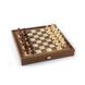 STP28E Manopoulos Backgammon & Chess Olive branch design in Walnut replica wood case 27x27cm 2
