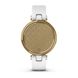 Смарт-годинник Garmin Lily Classic Light Gold з білим корпусом та ремінцем з італійської шкіри 2
