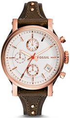 Часы наручные женские FOSSIL ES3616 кварцевые, кожаный ремешок, США