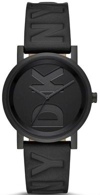 Часы наручные женские DKNY NY2783 кварцевые, черные с крупным логотипом, США