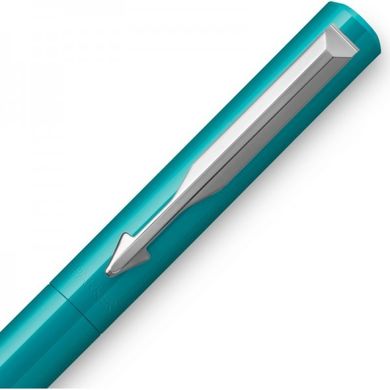 Ручка-роллер Parker VECTOR 17 Blue-Green RB 05 622 бирюзовая с колпачком