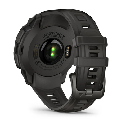 Смарт-часы Garmin Instinct Crossover AMOLED цвета древесного угля
