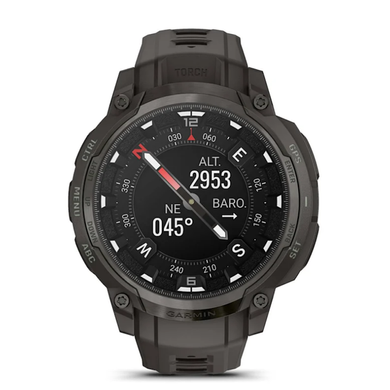 Смарт-часы Garmin Instinct Crossover AMOLED цвета древесного угля