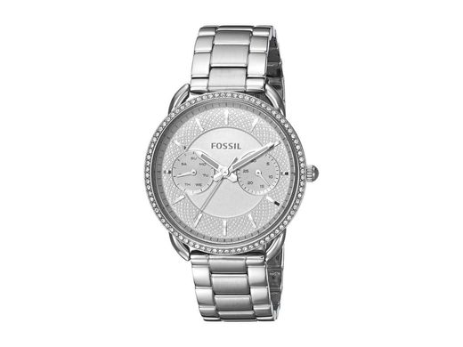 Часы наручные женские FOSSIL ES4262 кварцевые, на браслете, серебристые, США