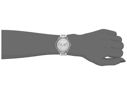 Часы наручные женские FOSSIL ES4262 кварцевые, на браслете, серебристые, США