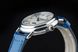 Часы наручные женские Aerowatch 43960 AA01 кварцевые с фазой Луны, ремешок кожаный синий 3