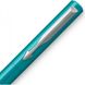 Ручка-ролер Parker VECTOR 17 Blue-Green RB 05 622 бірюзова з ковпачком 4