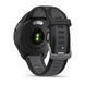 Смарт-часы Garmin Forerunner 165 Music, черный/сланцево-серый силиконовый ремешок