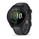 Смарт-часы Garmin Forerunner 165 Music, черный/сланцево-серый силиконовый ремешок