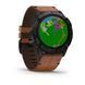 Смарт-часы Garmin Fenix 6X Sapphire черные с DLC-покрытием и каштановым кожаным ремешком