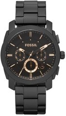 Часы наручные мужские FOSSIL FS4682IE кварцевые, на браслете, черные, США
