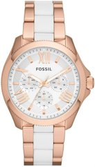 Часы наручные женские FOSSIL AM4546lic кварцевые, на браслете, цвет розового золота, США, УЦЕНКА