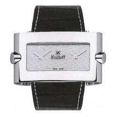 Часы наручные Korloff GKH1/M9 унисекс, кварцевые, GMT, ремешок из натуральной кожи аллигатора