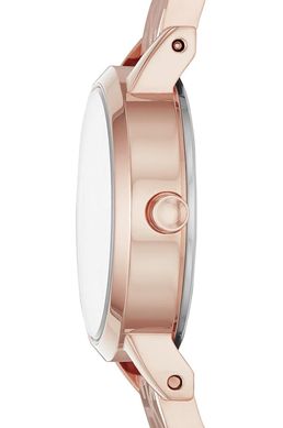 Часы наручные женские DKNY NY2884 кварцевые, на браслете, цвет розового золота, США