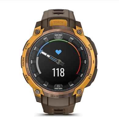 Смарт-часы Garmin Instinct Crossover AMOLED цвета бронза/солнечный луч