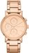 Часы-хронограф наручные женские DKNY NY8862 кварцевые, цвет розового золота, США 1