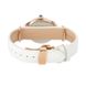 Часы наручные женские Aerowatch 07977 RO02 кварцевые с бриллиантом и узором "Чайные листья", белый ремешок 4