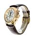Часы-хронограф наручные мужские Aerowatch 84934 RO08 с розовой позолотой PVD и коричневым кожаным ремешком 3