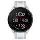 Смарт-годинник Garmin Forerunner 165 Music, силіконовий ремінець кольору туманно-сірий/білий камінь