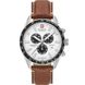 Часы наручные мужские Swiss Military-Hanowa 06-4314.04.001 кварцевые, коричневый ремешок из кожи, Швейцария 2