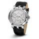 Наручные часы 1682-2-503 white, ss, black leather (Seculus)
